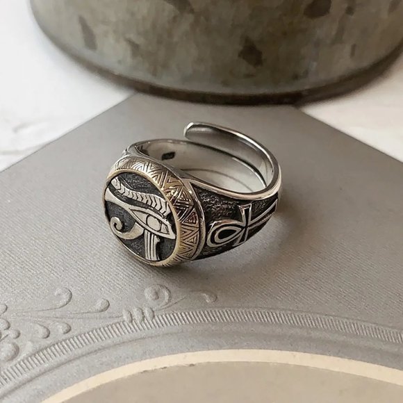Other - Vintage S925 Egyptian Eye of Horus Ring